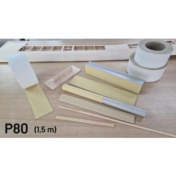 SELBSTKLEBENDES SCHLEIFPAPIER - KÖRNUNG P80