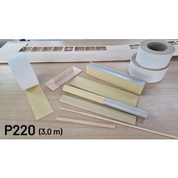 SELBSTKLEBENDES SCHLEIFPAPIER - P220 (3,0 M)