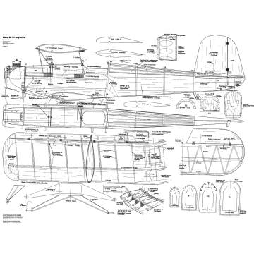 BAUPLAN BÜCKER BÜ 133 JUNGMEISTER