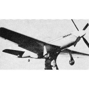 BAUPLAN NORTH AMERICAN P-51 D MUSTANG