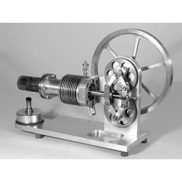 Construction plan Stirling engine with rhombic engine