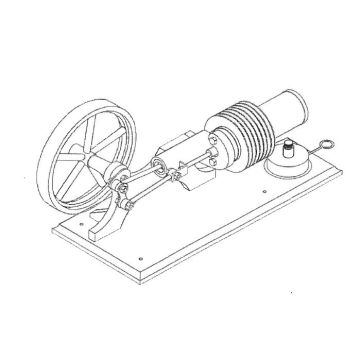 Construction plan Stirling engine L