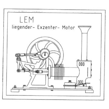 Construction plan Stirling engine model LEM