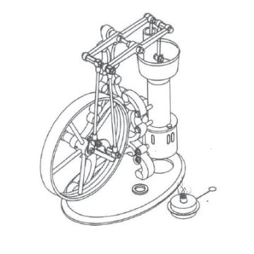 Construction plan Stirling engine model A