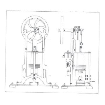 Construction plan Stirling engine model TGR