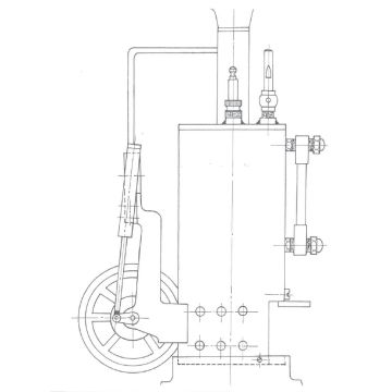 Construction plan Steam engine model SKMA