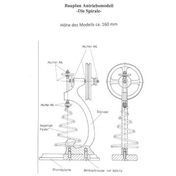 Construction plan Propulsion model sprial