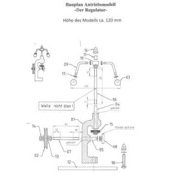 Construction plan Propulsion model regulator