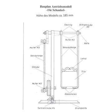 Construction plan Propulsion model swing