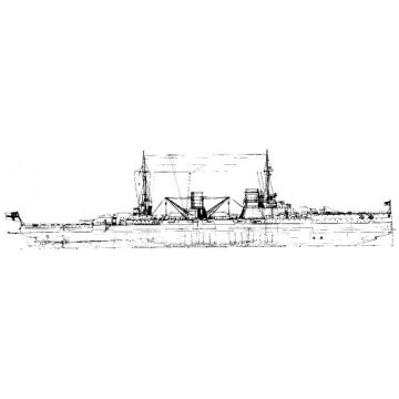 Construction plan SMS Seydlitz