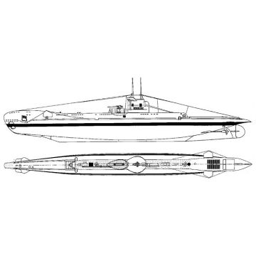 Construction plan HMS Upholder