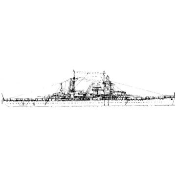 Construction plan Admiral Hipper