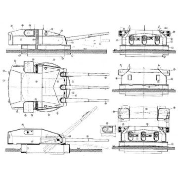 Construction plan - Ship details of the German Navy WWII