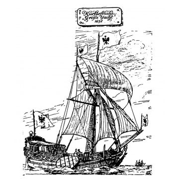 Construction plan Große Yacht 1678