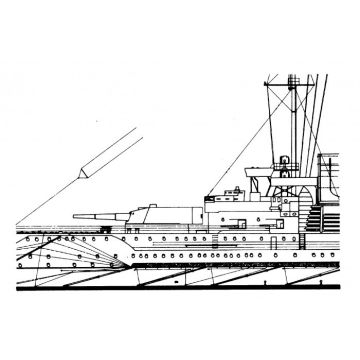 Construction plan S.M.S. Markgraf 1913