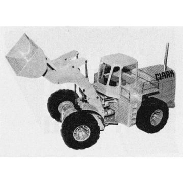 Construction plan Clark scoop loader 125B Michigan