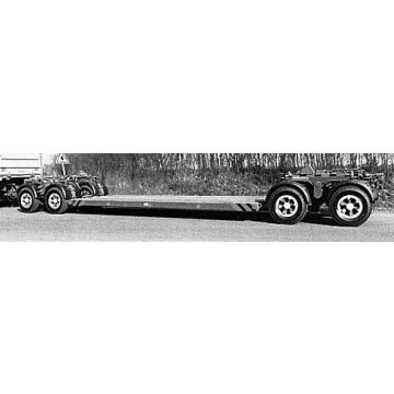 Construction plan Scheuerle T 3542 S low bed with pendular axles