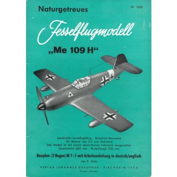 Construction plan Me 109 H