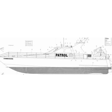 Construction plan Patrouillenboot Commodore