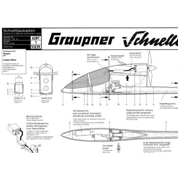 Construction plan Mosquito (Graupner-Edition)