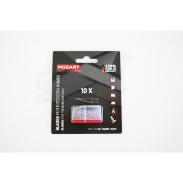 Pointed replacement blades for precision knives (10 pcs)